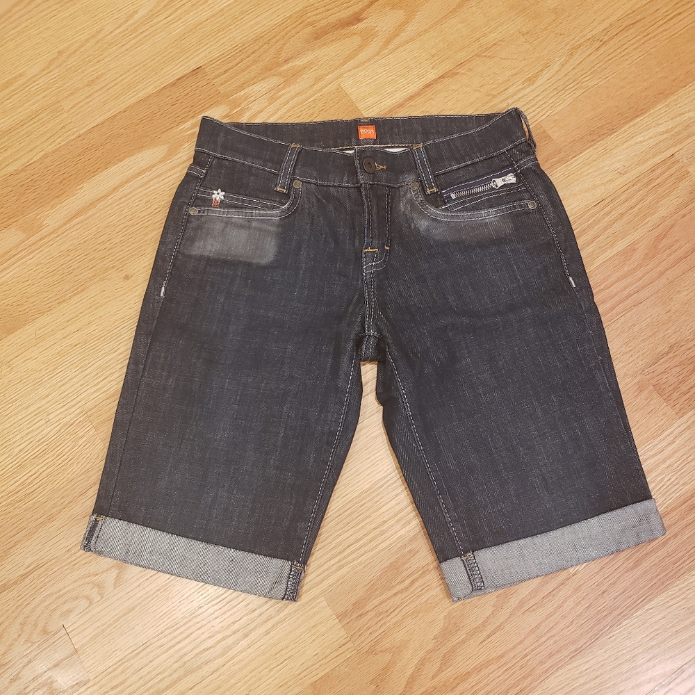 BOSS Hugo Boss Denim Bermuda Shorts